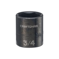 Craftsman Sockets, 3/8" Drive 3/4" SAE Impact Shal CMMT15838