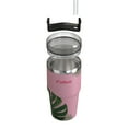 thumbnail image 5 of Outdoors Professional 20-Oz. Stainless Steel Double-Walled Insulated Tumbler with Straw (Tropical Pink), OUTD9201, 5 of 7
