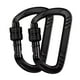 thumbnail image 1 of Mosquetón de bloqueo con clip para llavero, accesorio para llavero, resistente, multifunción. Negro, 1 of 9