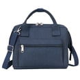 thumbnail image 2 of Inosoo Cute Insulated Lunch Bag, Durable and Stylish Crossbody Lunch Box for Woman with Detachable Shoulder Strip, Blue, 2 of 8