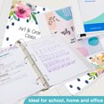 thumbnail image 2 of 3 Ring Binder 3" View Binders Slant D Ring White, Hold 600 Sheets Paper, 4-Count, 2 of 7
