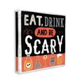 thumbnail image 3 of Stupell Industries Eat Drink Be Scary Spooky Phrase Halloween Cocktails, 36 x 36, Design by Kyra Brown, 3 of 7