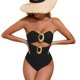 thumbnail image 2 of Trajes de baño de una pieza para mujer Trajes de surf de manga larga para mujer Trajes de buceo cortos con almohadillas para el pecho y sin soportes de acero Trajes de baño conservadores Traje de baño, 2 of 5