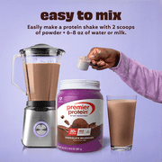 Premier Protein 100% Whey Protein Powder, Chocolate Milkshake, 30g Protein, 24.5 oz, 1.5 lb