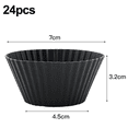 thumbnail image 2 of Mini Moule à Muffins en silicone, Petit cupcake Antiadhésif Réutilisable, 2 of 5