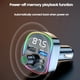thumbnail image 5 of Kit de coche transmisor Bluetooth 5.0 FM | Adaptador inalámbrico manos libres | QC3.0 Carga Rápida Dual USB PD 20W | Audio HiFi sin pérdidas | Micrófono con cancelación de ruido | Reproductor de MP3, 5 of 8