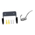 thumbnail image 4 of Colgador de pared para tabla de planchar, organizador con tornillos, gancho para tabla de planchar con patas YT para lavandería de hotel Gris, 4 of 9