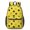 Hedgehog and Spiky, variant on Hedgehog and Spiky Yellow Pattern 17" School Backpacks for Teens,Waterproof Oxford Fabric,S-Shape Padded Straps for School,Travel,Hiking,Camping