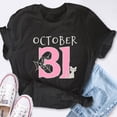thumbnail image 4 of EcoLoom Big Day October 3 Pink Short Sleeve Unisex T Shirt, 4 of 6