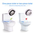 thumbnail image 3 of BQLZR Toilet Bottom Inlet Fill Valve Connected Double Push Button Dual Flush 21cm, 3 of 5