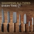 thumbnail image 4 of 4 Angles High Carbon Stainless Steel Rolling Knife Sharpener with 400, 1000 & 3000 Replacement Discs - Blunt Knife Sharpening Kit with 12°, 15°, 20°, and 25° Sharpening for Kitchen & Chef's Knives, 4 of 18
