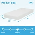 thumbnail image 3 of 8 Inch Twin XL Mattress Gel Memory Foam Mattress Medium-Firm Mattress with Breathable Cover, Bed-in-a-Box CertiPUR-US Certified for Kids& Adults, (Twin XL), 3 of 6