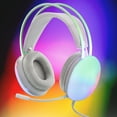 thumbnail image 2 of Wired Rainbow Multicolor Gaming Headset w/ Microphone: Stereo Surround, Bluetooth, 50mm Drivers, Xtreme Lightweight (PS4/PS5/Mac/Xbox/PC), 2 of 11