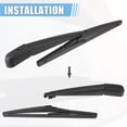 thumbnail image 4 of Trasero Parabrisas Limpiaparabrisas Hoja Brazo Ensamblaje para Pontiac Vibe - 2uds, 4 of 6