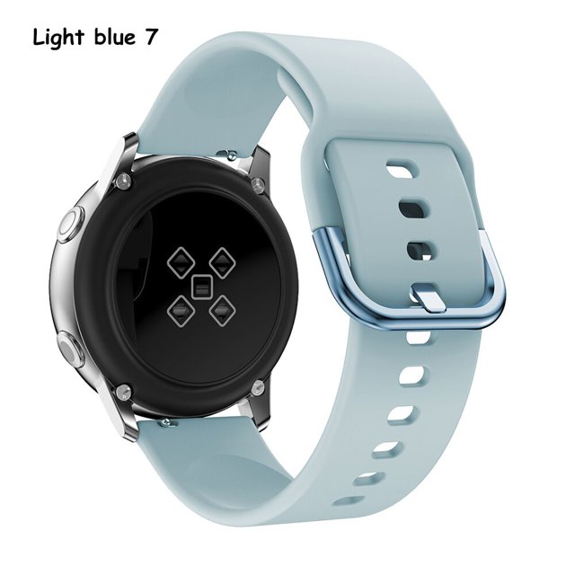 Correa de 22mm/20mm para Samsung Galaxy watch 4/4 Classic/5/5 pro/46mm/42mm/3/s3, pulsera de silicona para reloj inteligente Active 2, banda de 44mm y 40mm Deng Xun unisex
