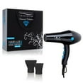 thumbnail image 2 of ISO Beauty Diamond Hairlux Hair Hair Dryer - Light Weight, Attractive, Sleek, and Quiet With Heat Sensitive Control System (Black), 2 of 5