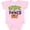 AD-Pink, variant on April Fools Day with Funny Face Replacing O Boys or Girls Baby Bodysuit