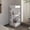 White, variant on Black Corner Bar Cabinet, Spacious Compartments / Create Sophisticated Home Bar