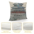 thumbnail image 4 of Qinduosi Famous Landmarks in The World Short Plush Decorative Pillowcase Cushion Cover Square Pillowcase Throw Pillow Case(China Bundle Set of ), 4 of 5