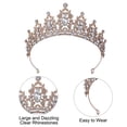 thumbnail image 3 of Corona de boda con diamantes de imitación, diadema para niñas, princesa, fiesta de cumpleaños, accesorios de boda nupcial, regalo navideño para mujeres y niñas, 3 of 5
