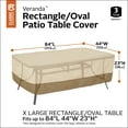 Classic Accessories Veranda WaterResistant 84 Inch Rectangular/Oval