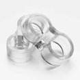 thumbnail image 3 of 2pcs door handle protectors - silicone door stopper - PVC door handle stopper - transparent non-toxic door stopper - protect wall - window stopper, 3 of 5