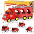 thumbnail image 2 of Camión de bomberos de juguete FunMission 5 en 1 con potencia de fricción de 3 a 9 años, 2 of 7