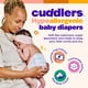 thumbnail image 3 of Pañales Desechables The Happy Hues Cuddlers Talla 1 Paquete de 120, 3 of 9