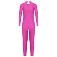 thumbnail image 3 of Kaerm Girls One Piece Long Sleeve Ballet Dance Gymnastic Leotard Rhinestone Full Body Unitard Bodysuit Jumpsuit Hot Pink 10, 3 of 6
