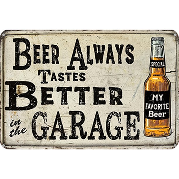 Placa Metal Vintage Pintura Hierro Rectangular Arte Pared Bar 40x30cm