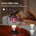 thumbnail image 6 of Candle Warmer Lamp, Dimmable Candle Warmer with Timer, Vintage Candles Wax Warmers for Jar Candles Christmas Gifts for Women, Xmas Gifts for Mom, Home Decor for Bedroom Living Room, Purple & Black, 6 of 9
