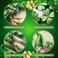 thumbnail image 4 of Green Theme Welcome Banner Clover Pattern Leprechaun Backdrop Gold Accent Leprechaun Design Celebration Banner for St. Patrick's Day Party Festival Pub Celebration, 4 of 9