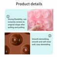 thumbnail image 6 of JDH 3PCS 15 Cavity Flower Shaped Silicone Molds for Chocolate, Food Grade No-stick Baking，Candy and biscuit Craft Mold for Home Baking or Pet Food, 6 of 11