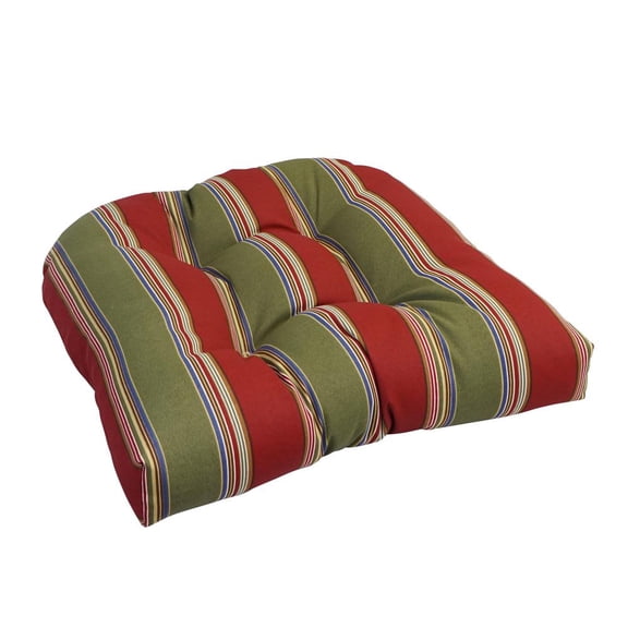 19-inch U-Shaped Spun Polyester Outdoor Tufted Dining Chair Cushion 93184-1CH-OD-148