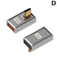thumbnail image 1 of 90 Degree PD 120W 10Gbps USB-C to USB-C Adapter Type W Fast Charging A1J3, 1 of 9