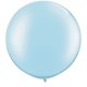 thumbnail image 1 of Globos Qualatex redondos de 13 cm azul claro perlado, paquete de 100, 1 of 9