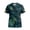 Brown, variant on LNZGNM Women's Scrub Top V neck Short Sleeve Botanical Print Medical Uniform Loose Fit Medical Scrub Tops for Women,Brown(S)
