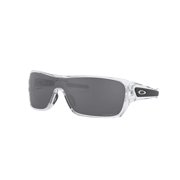 Oakley Men's Turbine Rotor Sunglasses Polished Clear/Prizm Black Polarized (32 mm) - 0OO9307-930716 32