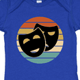 thumbnail image 4 of Inktastic Theater Masks Acting Retro Sunset Boys or Girls Baby Bodysuit, 4 of 5