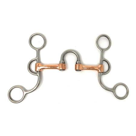 Short Shank Argentine Correction Copper Mouth Horse Bit Stainless (Best Bits For Gaited Horses)
