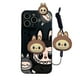 thumbnail image 3 of Para Xiaomi Redmi 9 10 10A 12 13 10C 12C 13C 14C Note 8 9 9s 10 11 12 13 Pro Say hello Labubu Funda con soporte de cuerda, 3 of 5