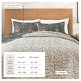 thumbnail image 5 of Christmas Quilt Set - Lightweight, Soft, All-Season - 2-Piece Holiday Printed Bedding Set (Twin / Twin XL, Cardinal Garden), 5 of 6