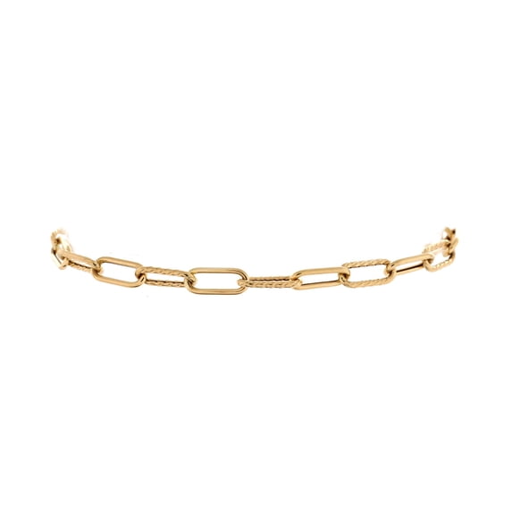 Pre-Owned David Yurman Madison Chain Link Bracelet 18K Yellow Gold 4mm By Rebag