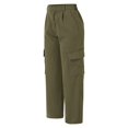 thumbnail image 4 of Womens High Waisted Wide Leg Cargo Pants Baggy Casual Work Pants with 4 Pockets, 4 of 9