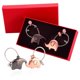 thumbnail image 5 of 1 par de llaveros de amantes, elefante besándose extraíble, bonito llavero, regalo de San Valentín, aleación de zinc brillante, 5 of 6