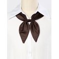 thumbnail image 2 of INSPIRE CHIC Robe de Marin pour Femme Pré-Nouée avec Nœud Papillon Nœud Papillon Déco Café Taille Unique, 2 of 5