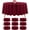 Burgundy, variant on 10 Packs Premium Round Tablecloth 90 Inch Ivory Polyester Table Cloth Bulk Washable Polyester Fabric Tablecloths Table Cover for Wedding Party Banquet Buffet Table Holiday Dinner (Ivory, 90 Inch)