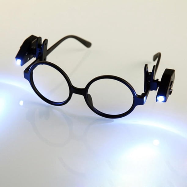 Mini lámpara de luz de lectura Kuymtek ajustable Clip de anteojos universal de vidrio LED