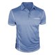 thumbnail image 4 of Ceisia Men's Summer Gift Sporty Solid Color Button-Up Turndown Collar/Lapel Short Sleeve Shirt - Comfortable Daily Outdoor Wea r, 4 of 6