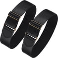 thumbnail image 1 of 2 Pcs Brassards Élastiques Réglables Porte-Jarretelles pour Chemises Hommes Femmes, 1 of 8